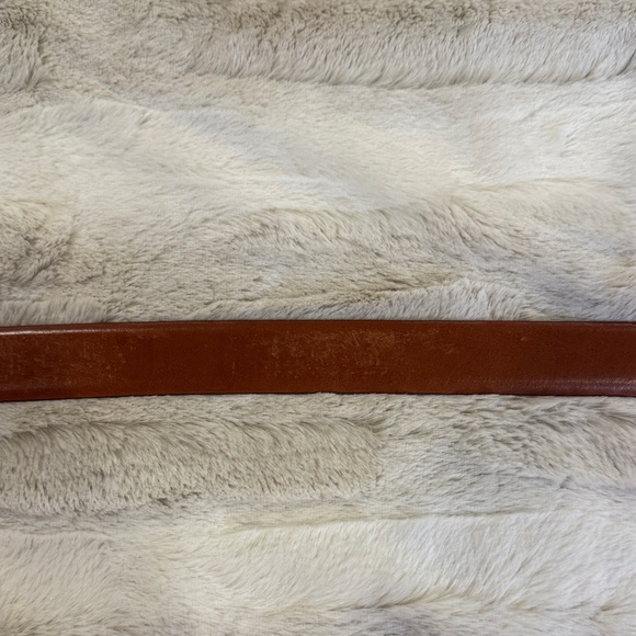 Polo by Ralph Lauren Brown Leather Belt with Gold Buckle - Picture 6 of 6